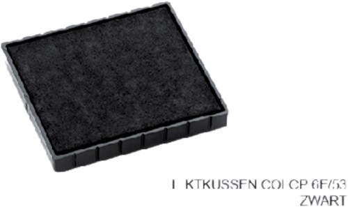 Stempelkussen Colop 6E/53 zwart p/2