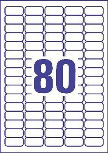 Etiket Avery L4732REV-25 35.6x16.9mm wit 2000 etiketten-2