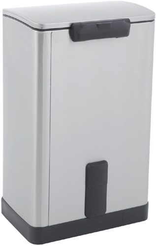 Pedaalemmer EKO E-Cube 40 liter rvs-2