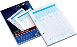 Orderbon Djois Atlanta A5 50x2vel met carbon wit