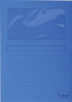 Venstermap Exacompta Forever L-model 120gr donkerblauw 100 stuks