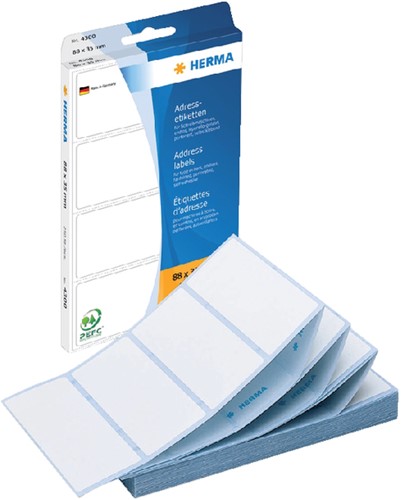 Etiket HERMA adres 4300 88x35mm 250stuks zig-zag-2