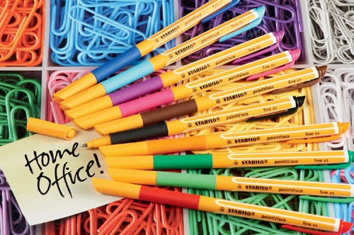 Rollerpen STABILO PointVisco 1099/46 fijn zwart-2