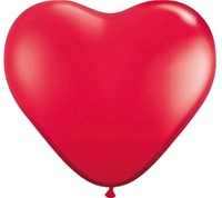 Ballonnen Folat hart rood 8stuks 30cm-3