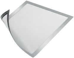 Duraframe Durable 486923 magnetisch A4 zilvergrijs 5 stuks