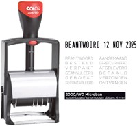 Woord-datumstempel Colop Heavy Duty 2000/WD Classic Line 12 teksten-3