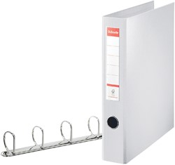 Ringband Esselte VIVIDA A4 maxi 4-rings D-mechaniek 40mm PP wit