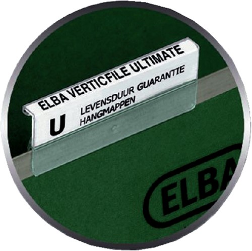 Ruiterstrook tbv Elba Verticfile ruiters 65x16mm wit 10 vel