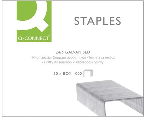 Nieten Q-Connect 24/6 verzinkt-2