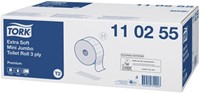 Toiletpapier Tork T2 Premium jumbo klein 3-laags 120m wit 110255-2