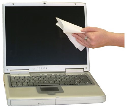 Reiniger Q-Connect beeldscherm doekjes dispenser 100stuks-2