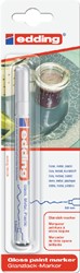 Paintmarker edding 780 op oliebasis 0.8mm wit blister à 1 stuk