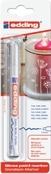 Paintmarker edding 751 op oliebasis 1-2mm wit blister à 1 stuk