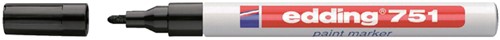 Paintmarker edding 751 op oliebasis 1-2mm zwart