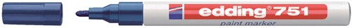 Paintmarker edding 751 op oliebasis 1-2mm blauw