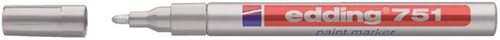 Paintmarker edding 751 op oliebasis 1-2mm zilver blister à 1 stuk-3