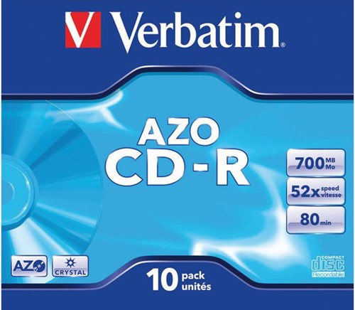 CD-R Verbatim 700MB 80min 52X jewelcase