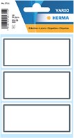Etiket HERMA 5711 36x80mm schrift grijs kader 18stuks