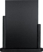 Krijtbord Securit 170x160x50mm zwart hout-2