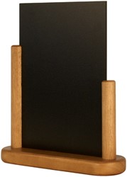 Krijtbord Securit 230x200x60mm teak hout