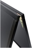 Stoepbord Securit 550x850x30mm zwart hout-2