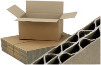 Amerikaanse vouwdoos CleverPack 486x386x386mm BC-golf bruin 10 stuks