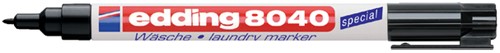 Wasgoedmarker edding 8040 rond 1mm zwart