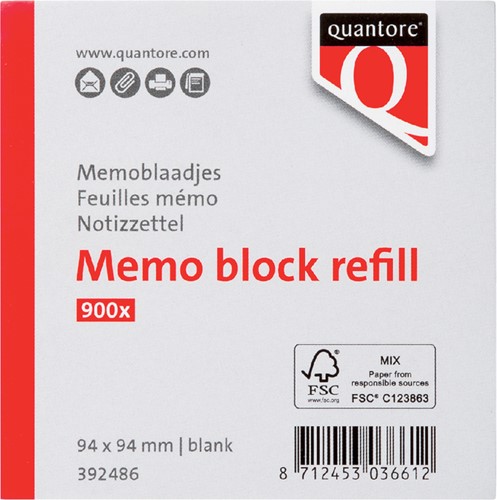 Memoblaadjes Quantore losbladig 94x94x90mm 900 vel-2