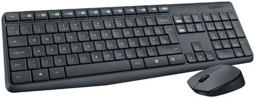 Toetsenbord- en muisset Logitech MK235 draadloos QWERTY zwart-3