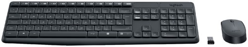 Toetsenbord- en muisset Logitech MK235 draadloos QWERTY zwart-2