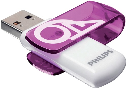 USB-stick 2.0 Philips Vivid edition Magic Purple 64GB