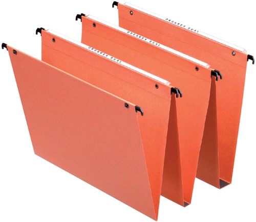 Hangmap Esselte Orgarex dual verticaal 345x245x15mm oranje