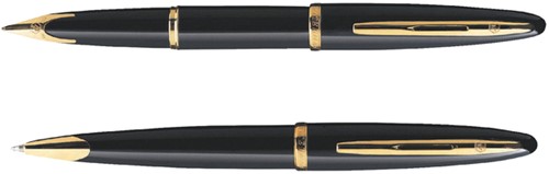 Balpen Waterman Carene Sea black GT medium-3