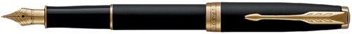 Vulpen Parker Sonnet matte black lacquer GT medium