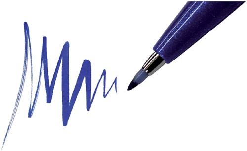 Brushpen Pentel SES15C Sign Artist standaardkleuren assorti 12 stuks-1