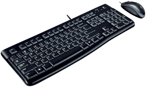 Toetsenbord Logitech K120 Qwerty + muis USB zwart-2