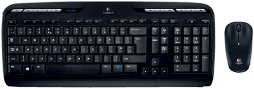 Toetsenbord- en muisset Logitech MK330 draadloos QWERTY zwart-1