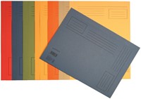 Vouwmap Quantore A4 ongelijke zijde 230gr grijs-2