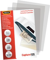 Lamineerhoes Fellowes 65x95mm 2x125micron 100stuks-2