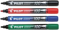 Viltstift PILOT 100 rond fijn zwart-2