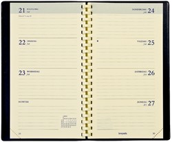 Agendavulling 2025 Brepols Interplan spiraal 7dag/2pag NL