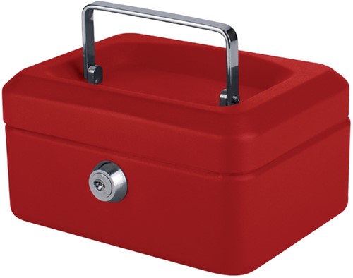 Geldkist Quantore 150x115x80mm rood-3