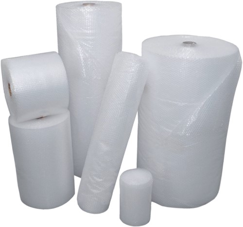 Luchtkussenfolie Q-Connect rol 50cmx5m transparant-2