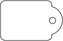 Label Apli karton nr 387 13x20mm wit 1000 stuks