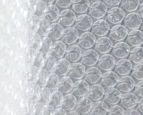 Luchtkussenfolie Q-Connect rol 100cmx100m transparant-1