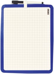 Whiteboard Desq 21x28cm tweezijdig magnetisch
