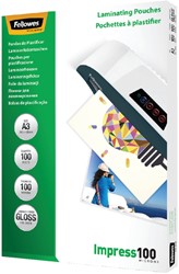 Lamineerhoes Fellowes A3 2x100micron glans 100 stuks