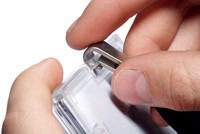 Textielkoord Durable 8127 met karabijnhaak nachtblauw 10 stuks-2