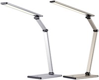 Bureaulamp Hansa led Slim zilvergrijs-1
