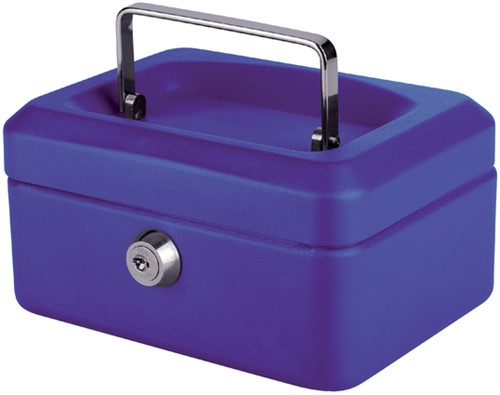 Geldkist Quantore 150x115x80mm blauw-3